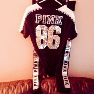 Super Cute Sequin!(Victoria Secret Pink ) pants